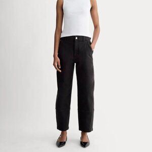 Everlane | The Utility Barrel Pant | Black | 6